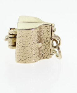 Gold Dr Stork Charm