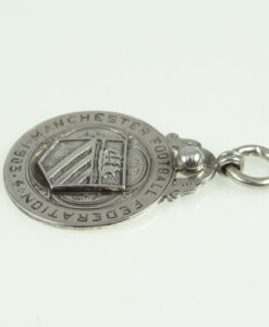 silver football medal