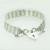 Vintage Sterling Silver Gate Bracelet - London 1979