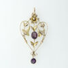 Victorian amethyst pendant