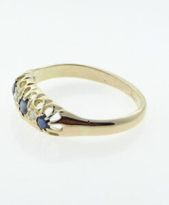 Diamond and Sapphire Ring