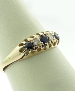 Diamond and Sapphire Ring