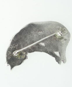 Vintage Silver David Kemp Cat Brooch