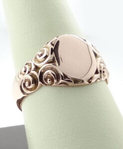Gents 9ct Rose Gold Signet Ring