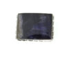 Silver Blue John Brooch