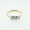 18ct Gold Three Stone Diamond Ring