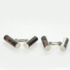 silver cufflinks