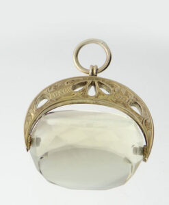 Antique 9ct Gold Citrine Spinner Fob