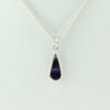 Silver Blue John Pendant