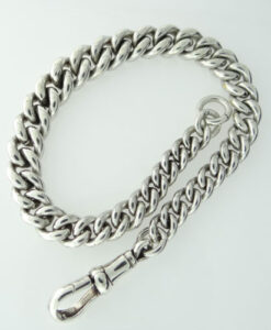 vintage silver albert bracelet