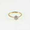 gold Diamond Daisy Ring