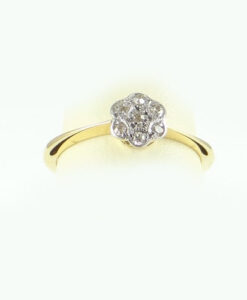 Diamond Daisy Ring