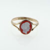 Antique 9ct Rose Gold Cameo Ring, Chester 1915