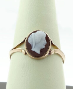 9ct Rose Gold Cameo Ring