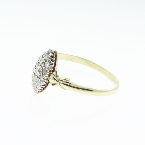18ct Gold Five Stone Diamond Ring 1910
