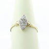 Antique 18ct Gold Diamond Cluster Ring