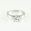 18ct White Gold Diamond Solitaire Ring