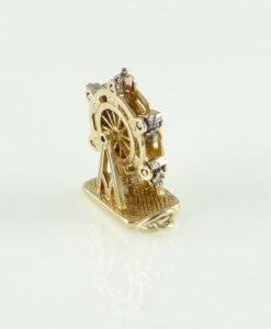 9ct gold ferris wheel charm