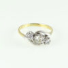Antique 18ct Gold Diamond Twist Ring