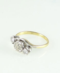 Antique Diamond Twist Ring