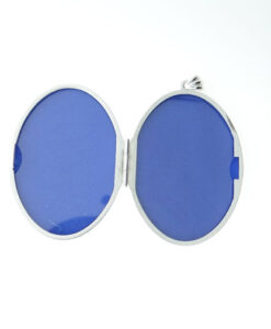 Large Sterling Silver Oval Locket