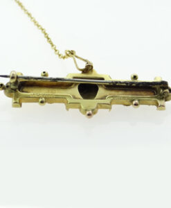 Victorian 9ct Gold Love Heart Brooch