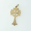 Antique 9ct Rose Gold Celtic Cross