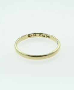 Vintage Gold Wedding Band Ring