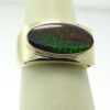 Ammolite Stone Ring