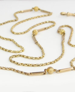 Antique Rose Gold Guard Chain