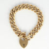 15ct Gold Engraved Curb Bracelet