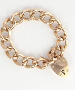 Rose Gold Curb Bracelet c1900