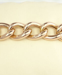 Rose Gold Curb Bracelet c1900