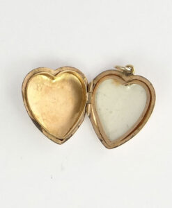 Antique 9ct Rose Gold Heart Locket