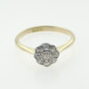 Diamond Daisy Cluster Ring