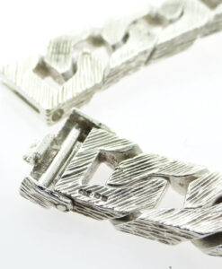 Sterling Silver Gents Curb Bracelet 1978