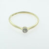 18ct Gold and Platinum Diamond Solitaire Ring