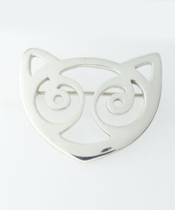 Snowdon Cat Brooch by Rhiannon Evans