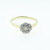 Antique Diamond Daisy Cluster Ring