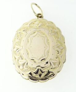9ct Gold Back and Front Picture Locket