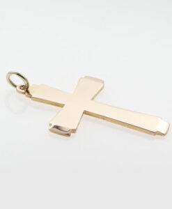 Vintage Georg Jensen Rose Gold Cross