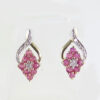 9ct Ruby and Diamond Earrings