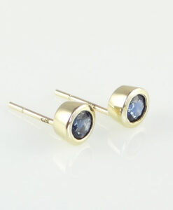 9ct Gold Sapphire Stud Earrings