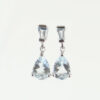 aquamarine drop earrings