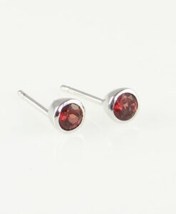 Garnet Stud Earrings