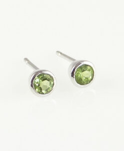 Peridot Stud Earrings