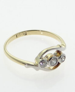 Antique Diamond Twist Ring