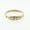18ct Gold Five Stone Diamond Ring Chester 1907