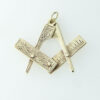 Masonic Square And Compass Pendant