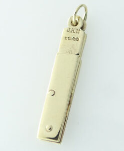 Gold Masonic Square And Compass Pendant